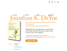 Tablet Screenshot of jonathandeyoe.com